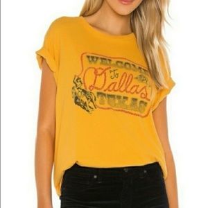 Daydreamer Yellow Gold Welcome to Dallas Texas T-shirt